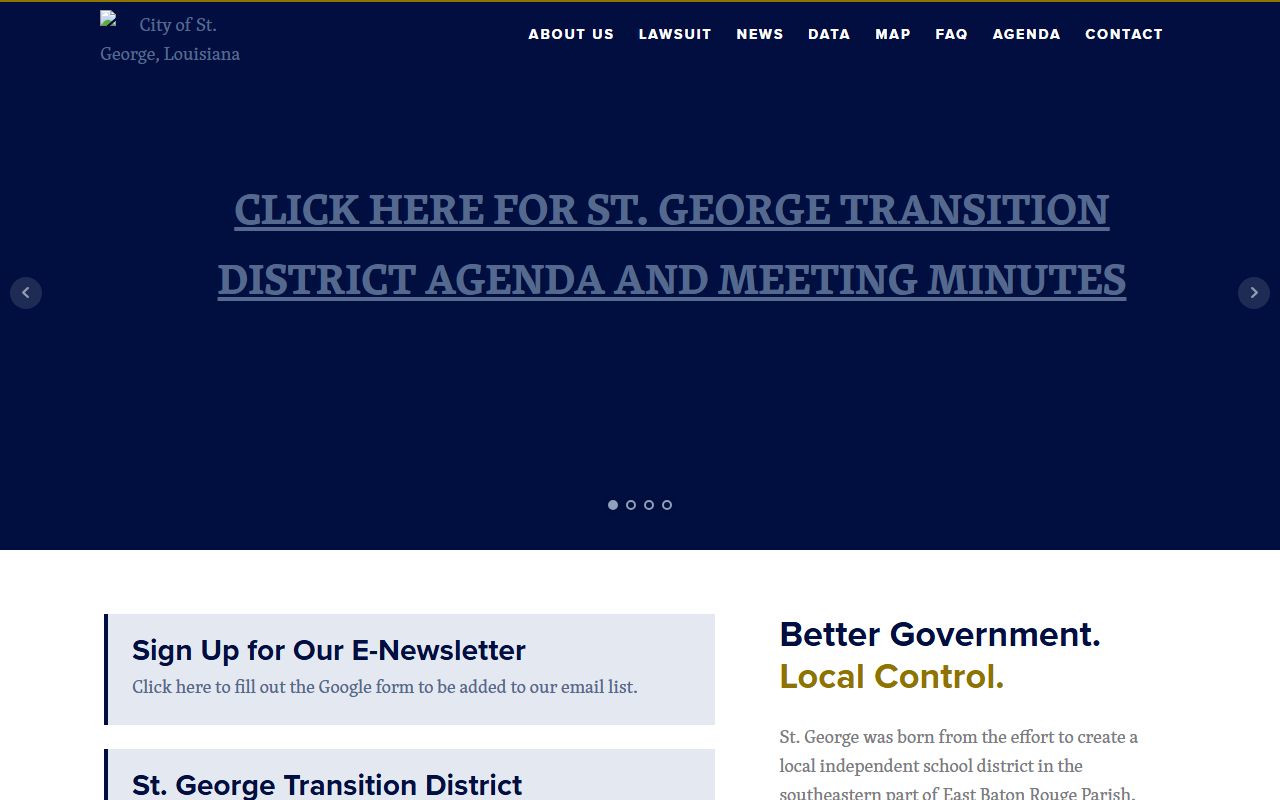 St. George community website for St. George jail roster information