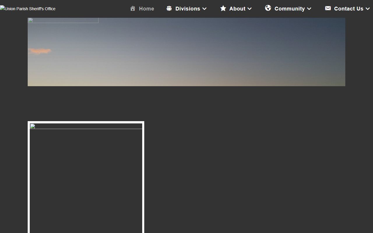 Union Parish Sheriff's Office website for jail roster information