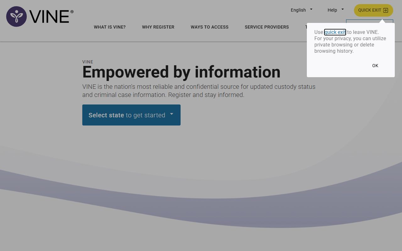 Louisiana jail roster search through VINE Link national database